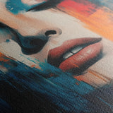 Portrait 047 Canvas Art 90 x 60 cm / Stretched on hidden frame