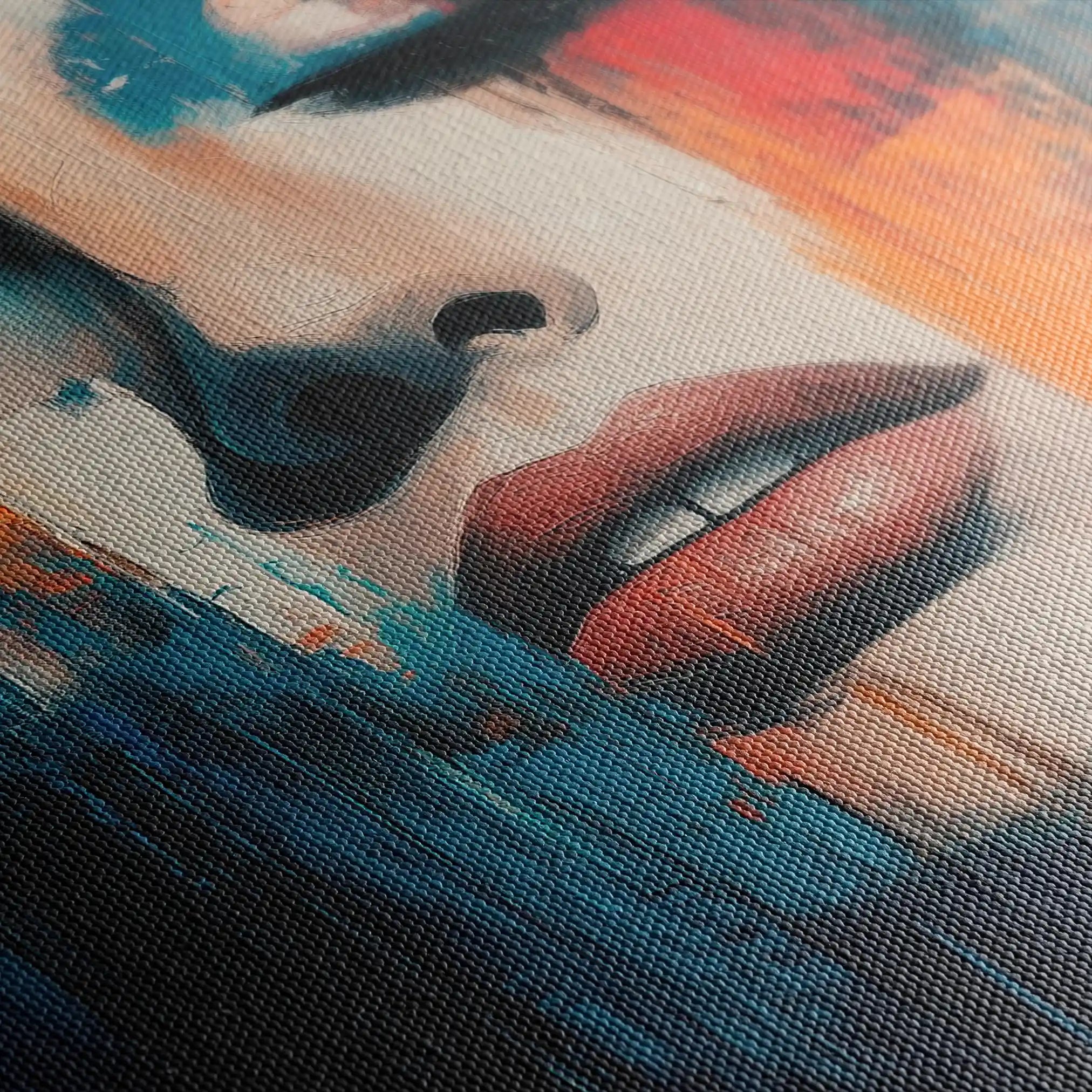 Portrait 047 Canvas Art 90 x 60 cm / Stretched on hidden frame