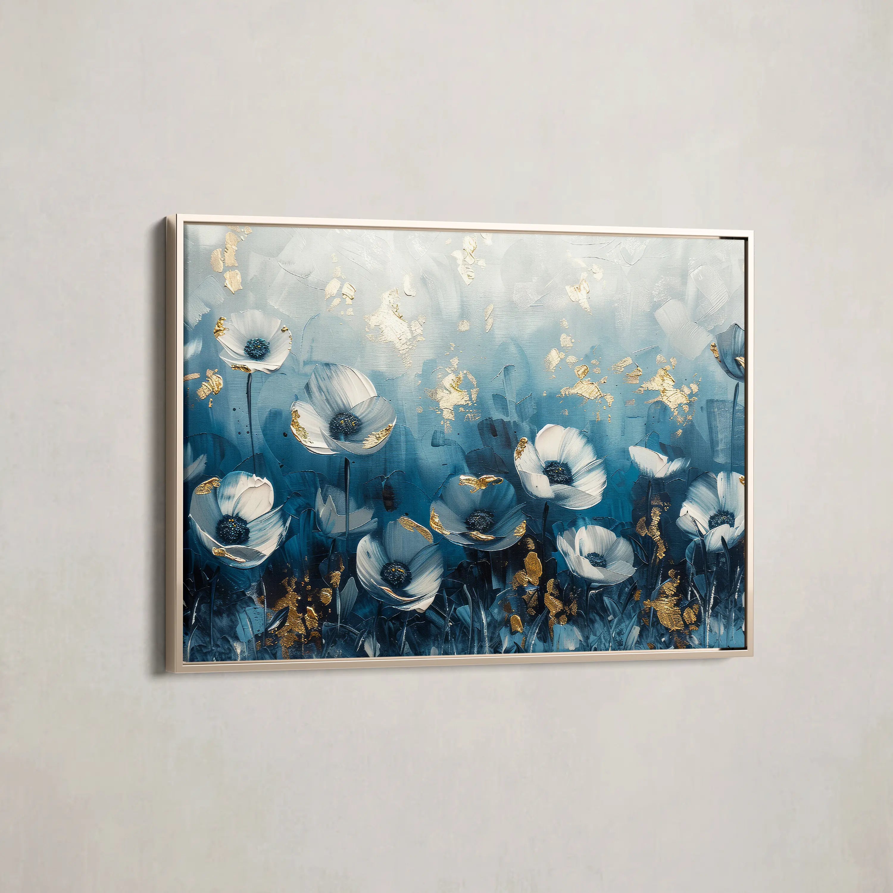 Floral Canvas Wall Art WAD048-F 90 x 60 cm / Stretched on hidden frame