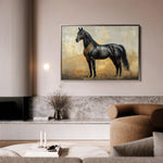 Horses 048 Canvas Art 90 x 60 cm / Stretched on hidden frame