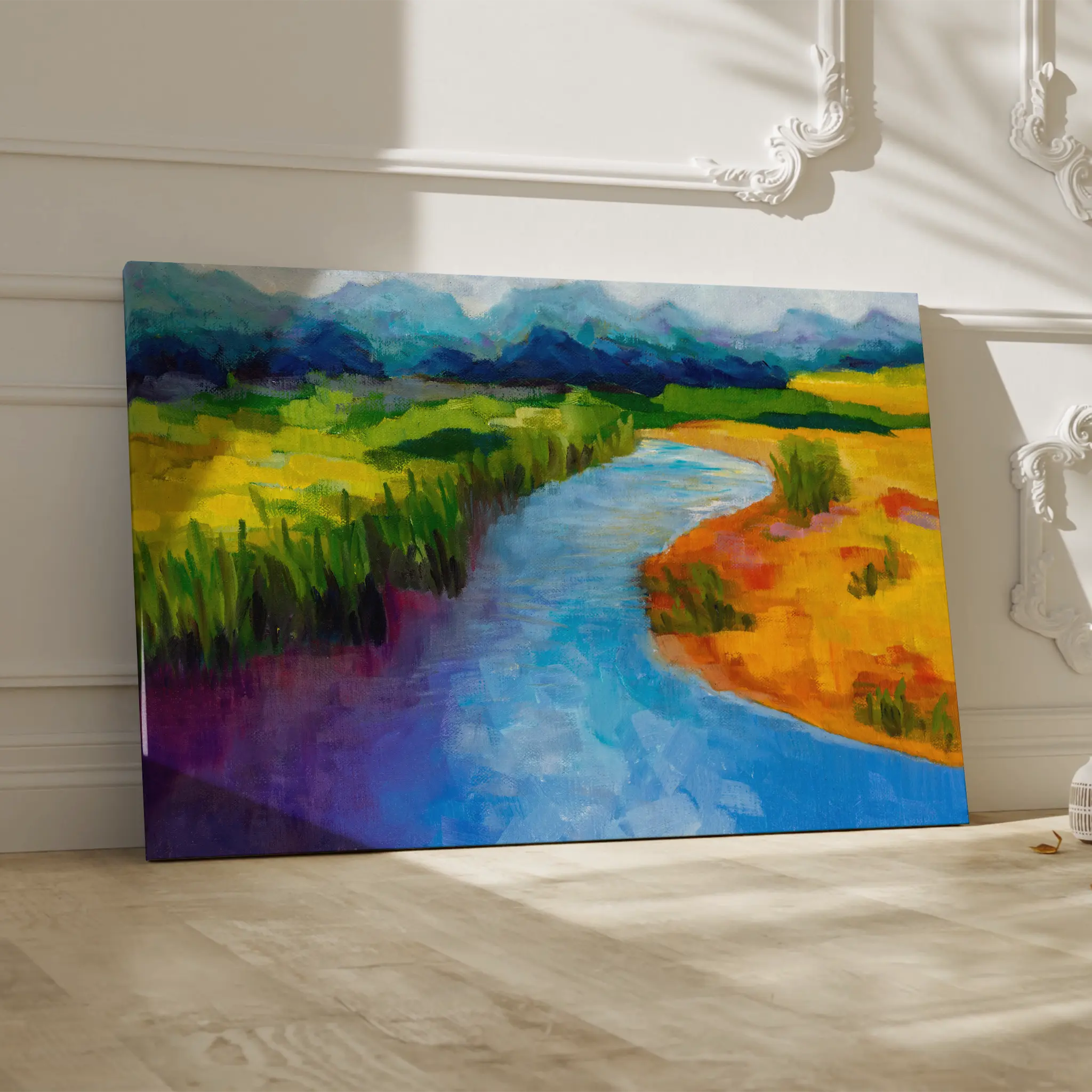 Landscape Canvas Wall Art WAD048-L 90 x 60 cm / Stretched on hidden frame