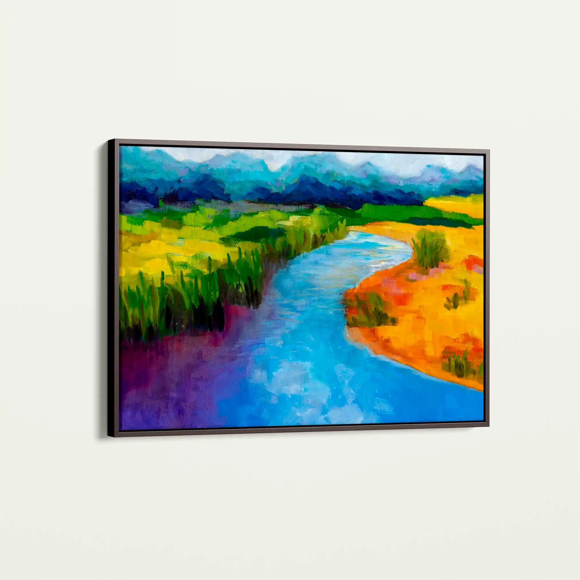 Landscape 048 Canvas Art 90 x 60 cm / Stretched on hidden frame