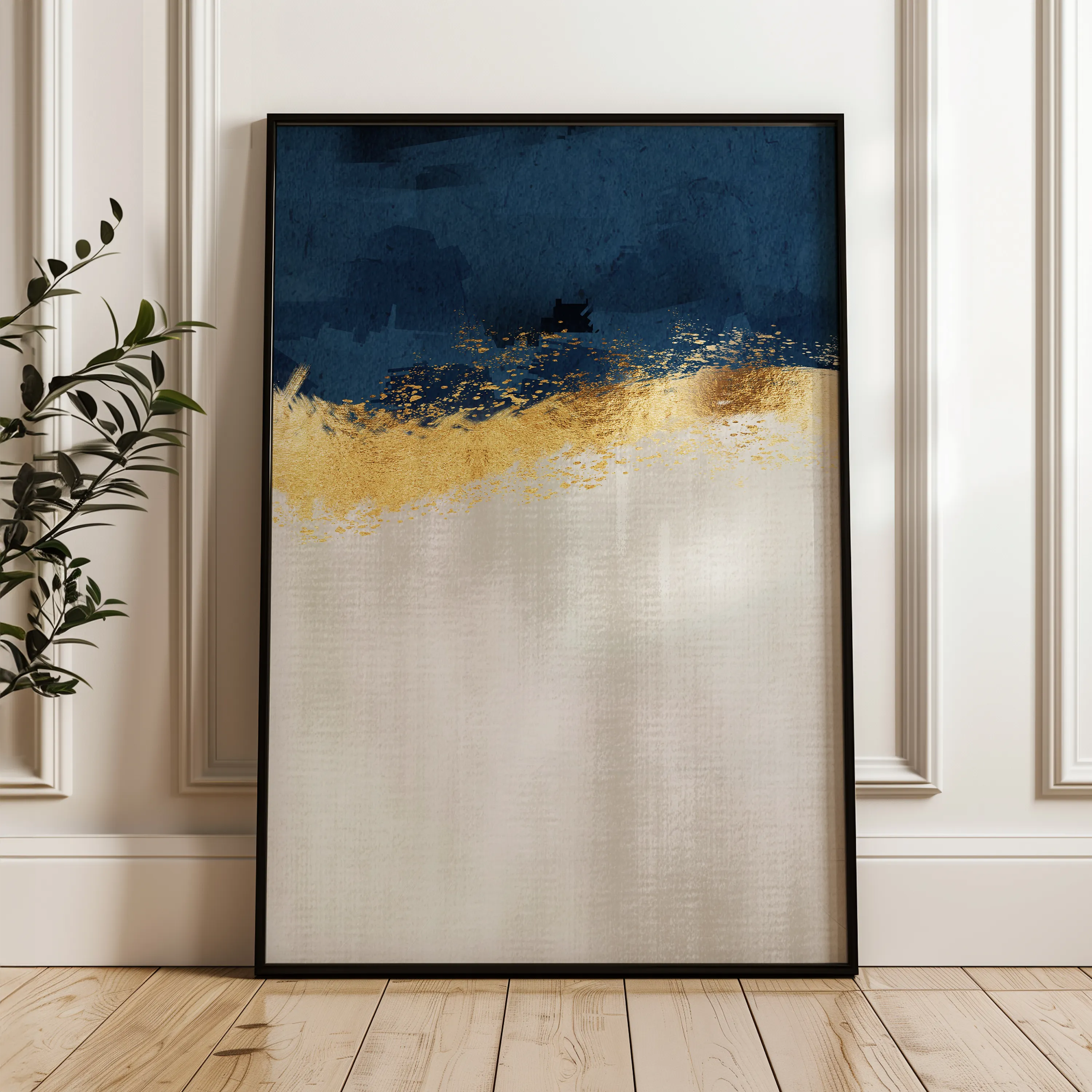 Abstract Canvas Wall Art WAD049-A 90 x 60 cm / Stretched on hidden frame