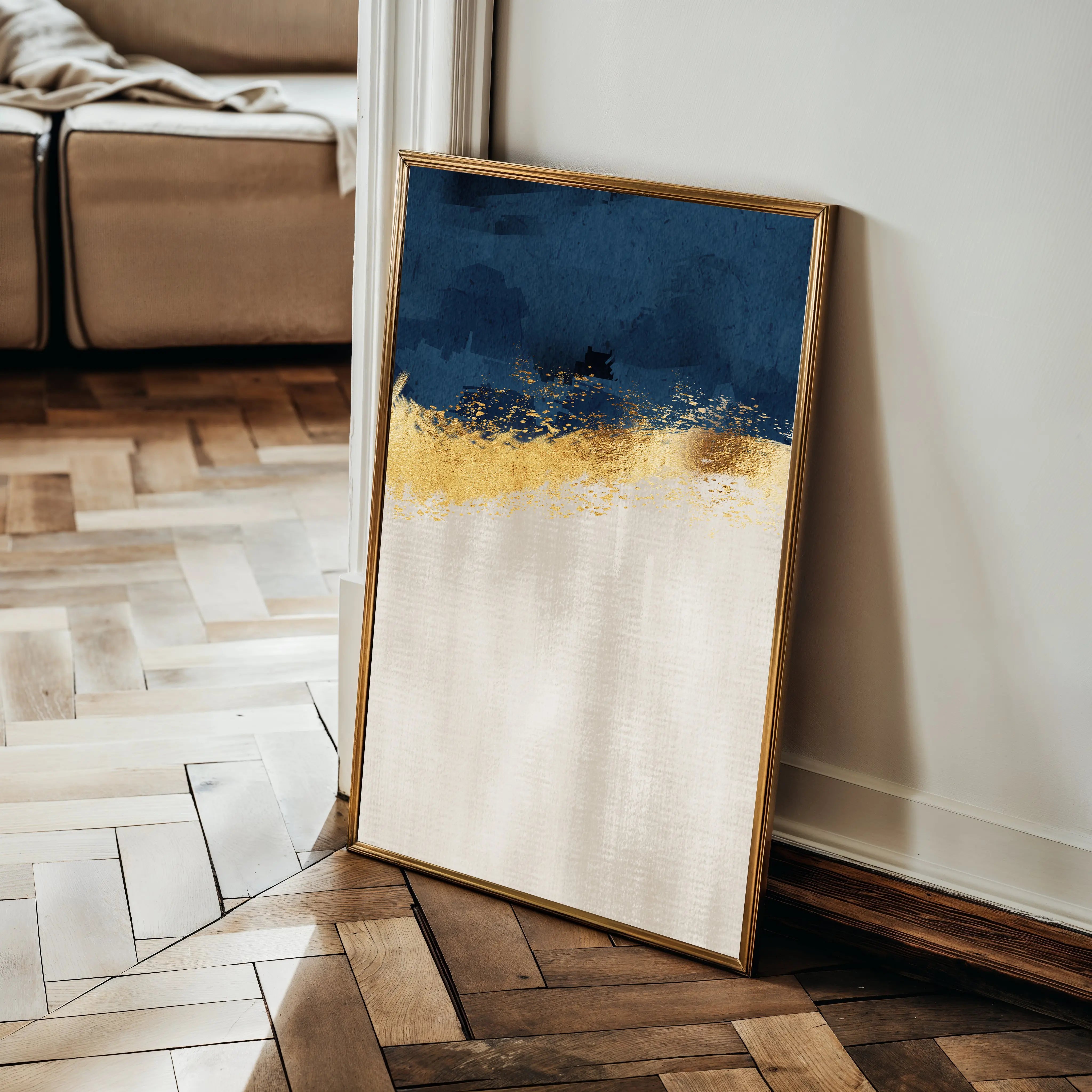 Abstract Canvas Wall Art WAD049-A 90 x 60 cm / Stretched on hidden frame