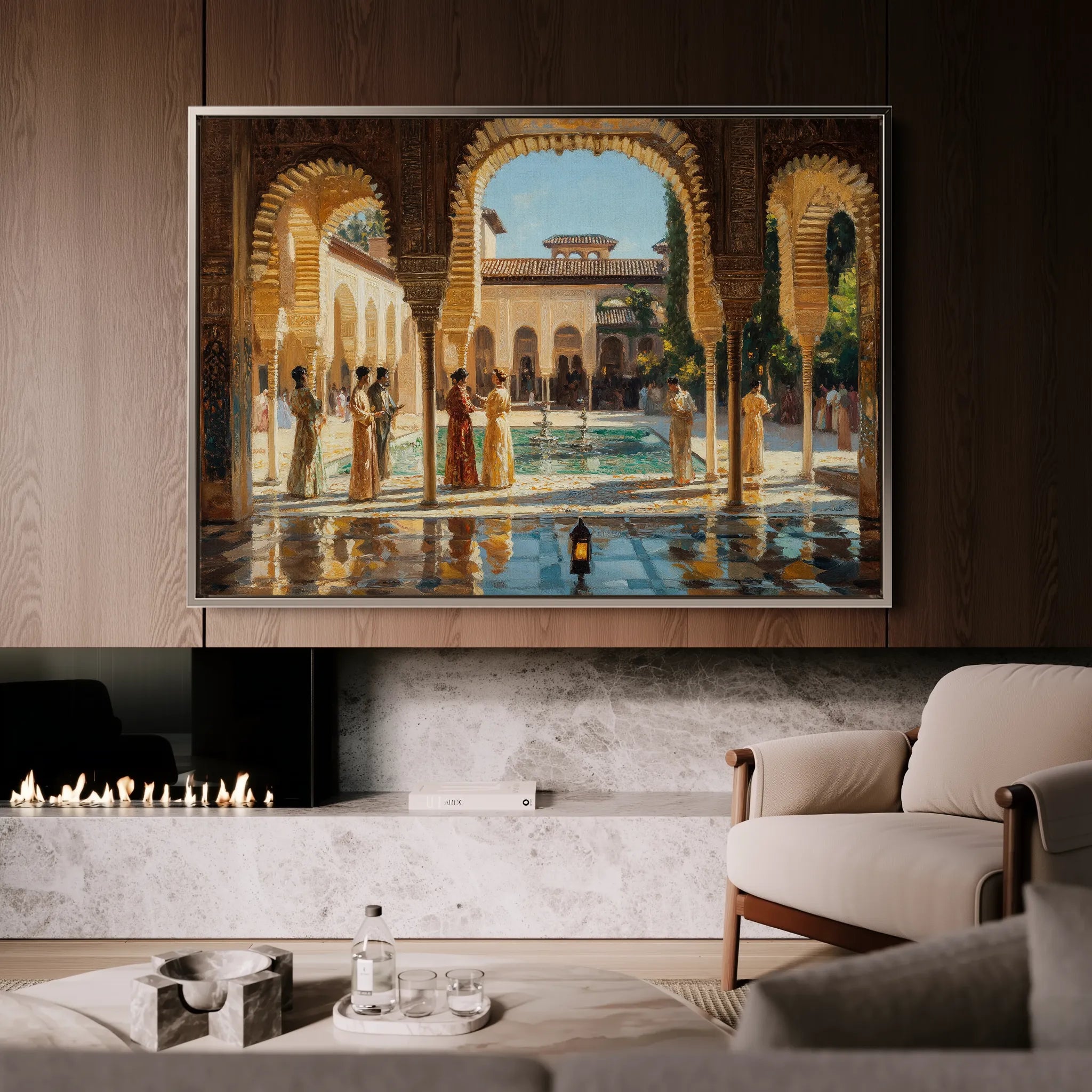 Orientalist Canvas Wall Art WAD049-OR 90 x 60 cm / Stretched on hidden frame
