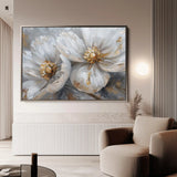 Floral Canvas Wall Art WAD050-F 90 x 60 cm / Stretched on hidden frame