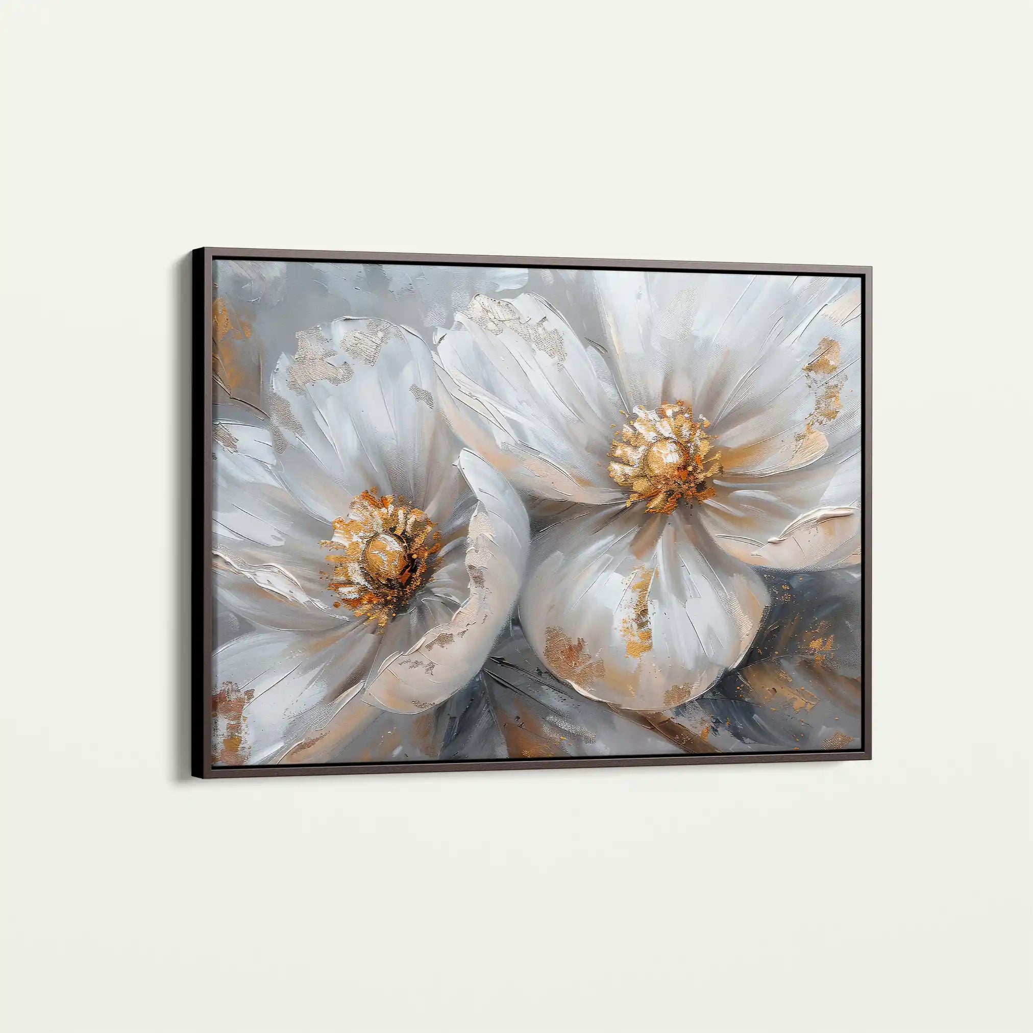 Floral Canvas Wall Art WAD050-F 90 x 60 cm / Stretched on hidden frame
