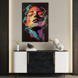Portrait 050 Canvas Art 90 x 60 cm / Stretched on hidden frame