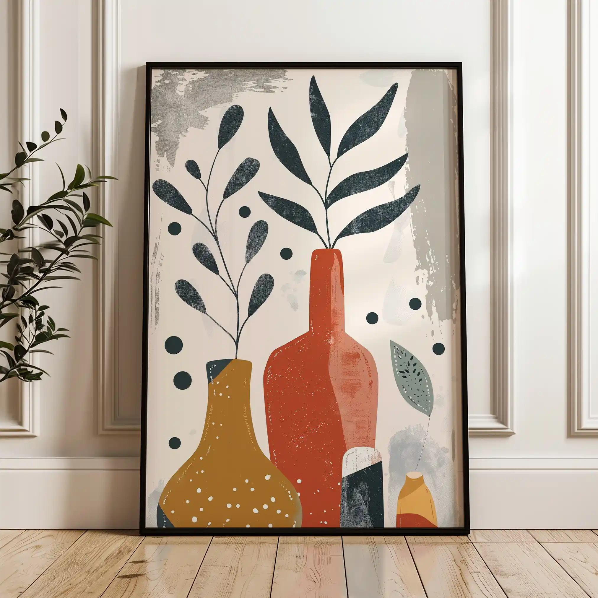 Boho 051 Canvas Art 90 x 60 cm / Stretched on hidden frame