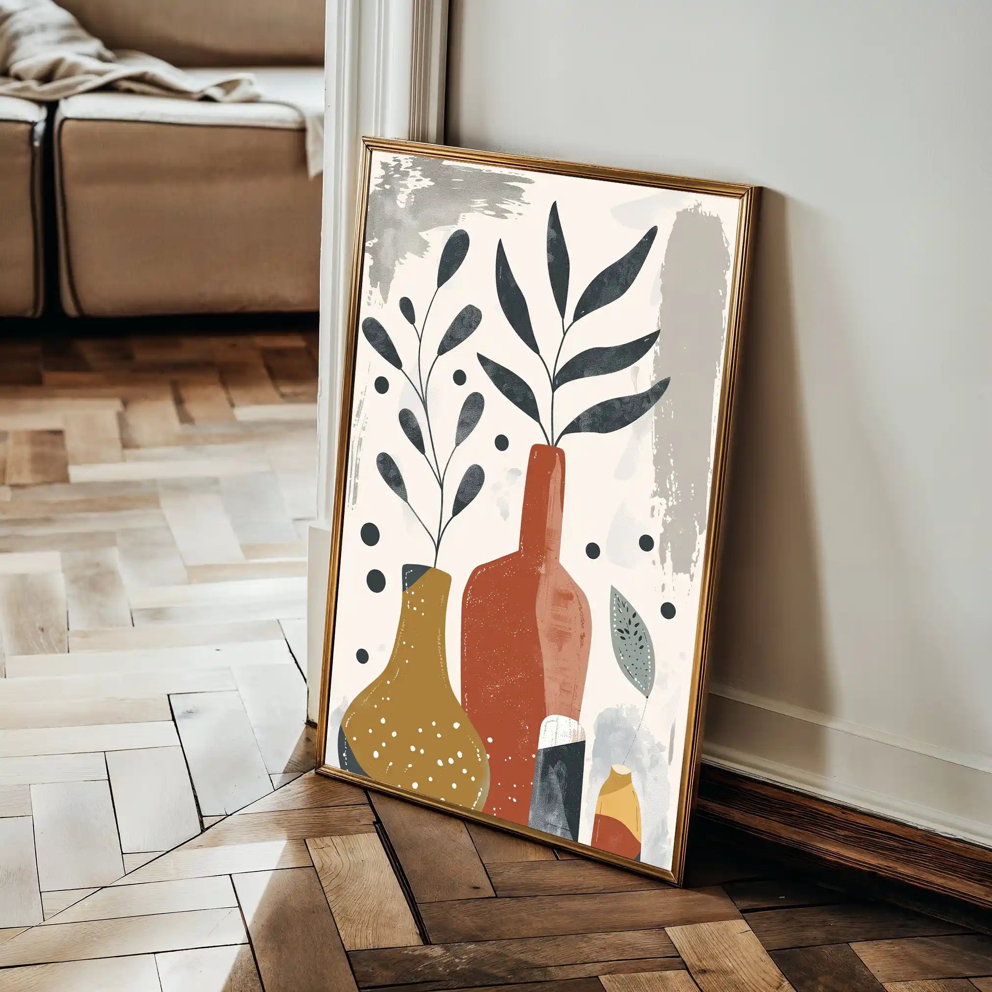 Boho 051 Canvas Art 90 x 60 cm / Stretched on hidden frame