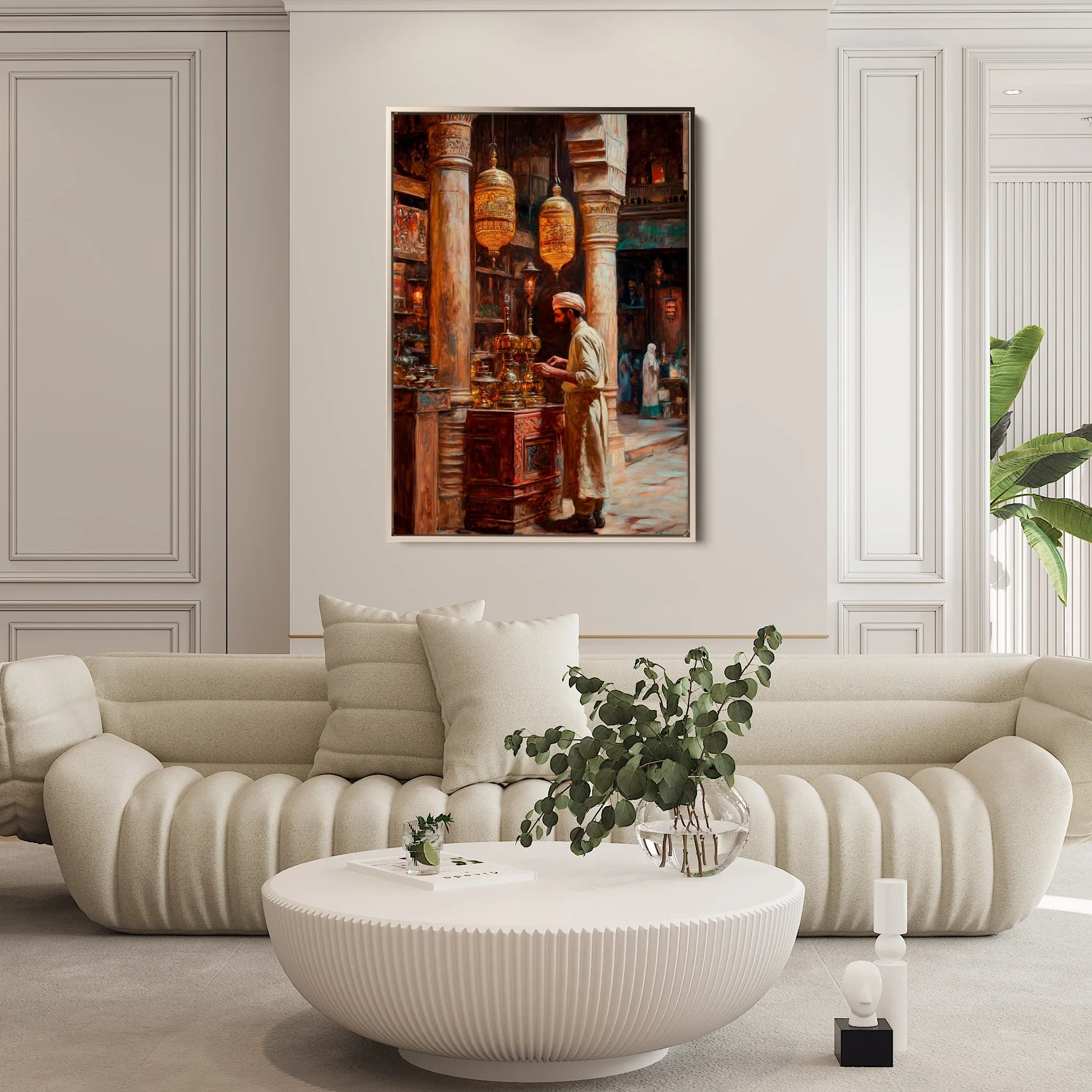 Orientalist Canvas Wall Art WAD051-OR 90 x 60 cm / Stretched on hidden frame