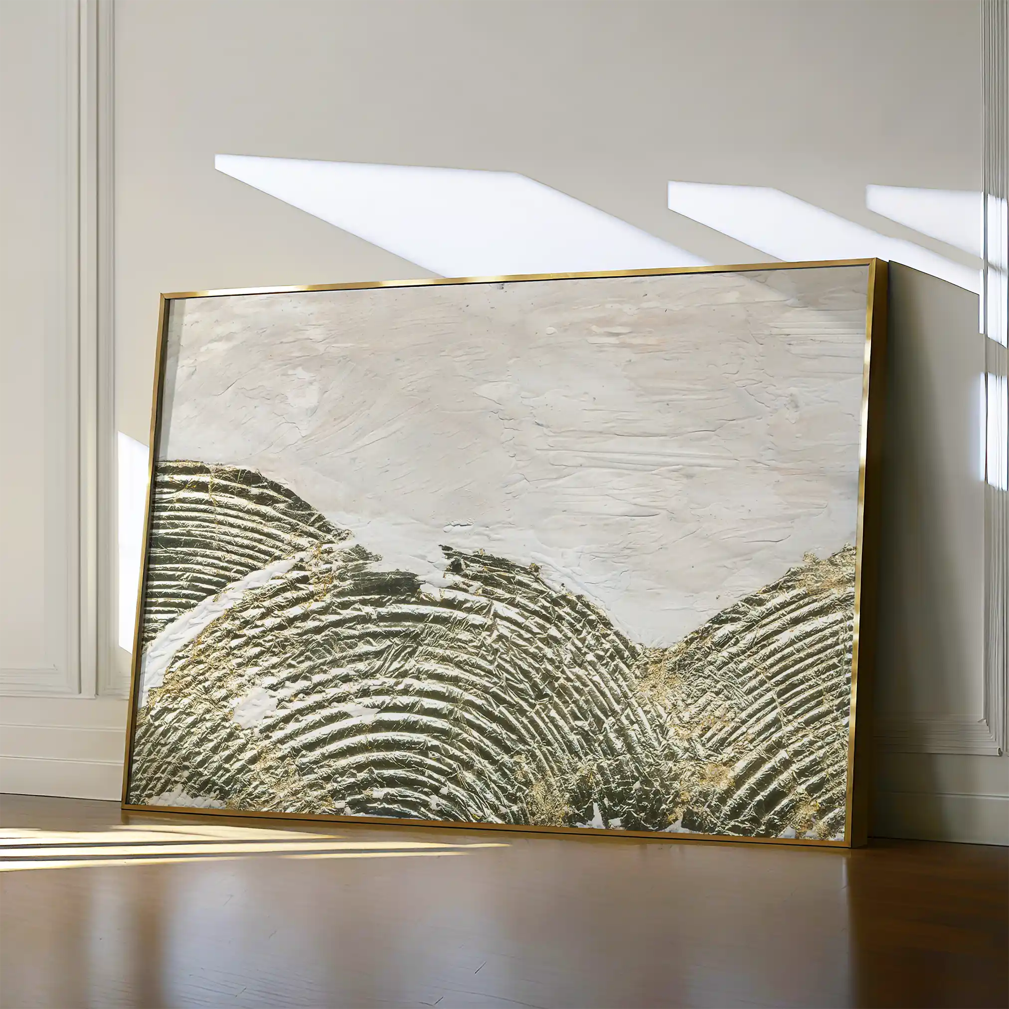 Abstract Canvas Wall Art WAD052-A 90 x 60 cm / Stretched on hidden frame
