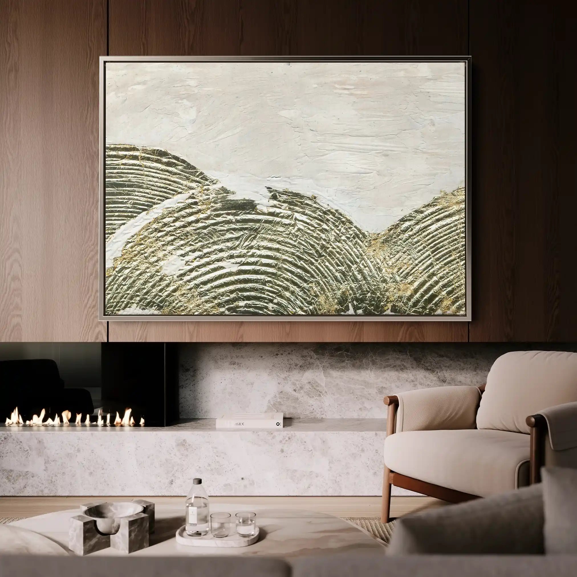 Abstract 052 Canvas Art 60 x 40 cm / Stretched on hidden frame