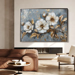 Floral Canvas Wall Art WAD052-F 90 x 60 cm / Stretched on hidden frame