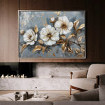 Floral Canvas Wall Art WAD052-F 90 x 60 cm / Stretched on hidden frame