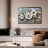 Floral Canvas Wall Art WAD052-F 90 x 60 cm / Stretched on hidden frame