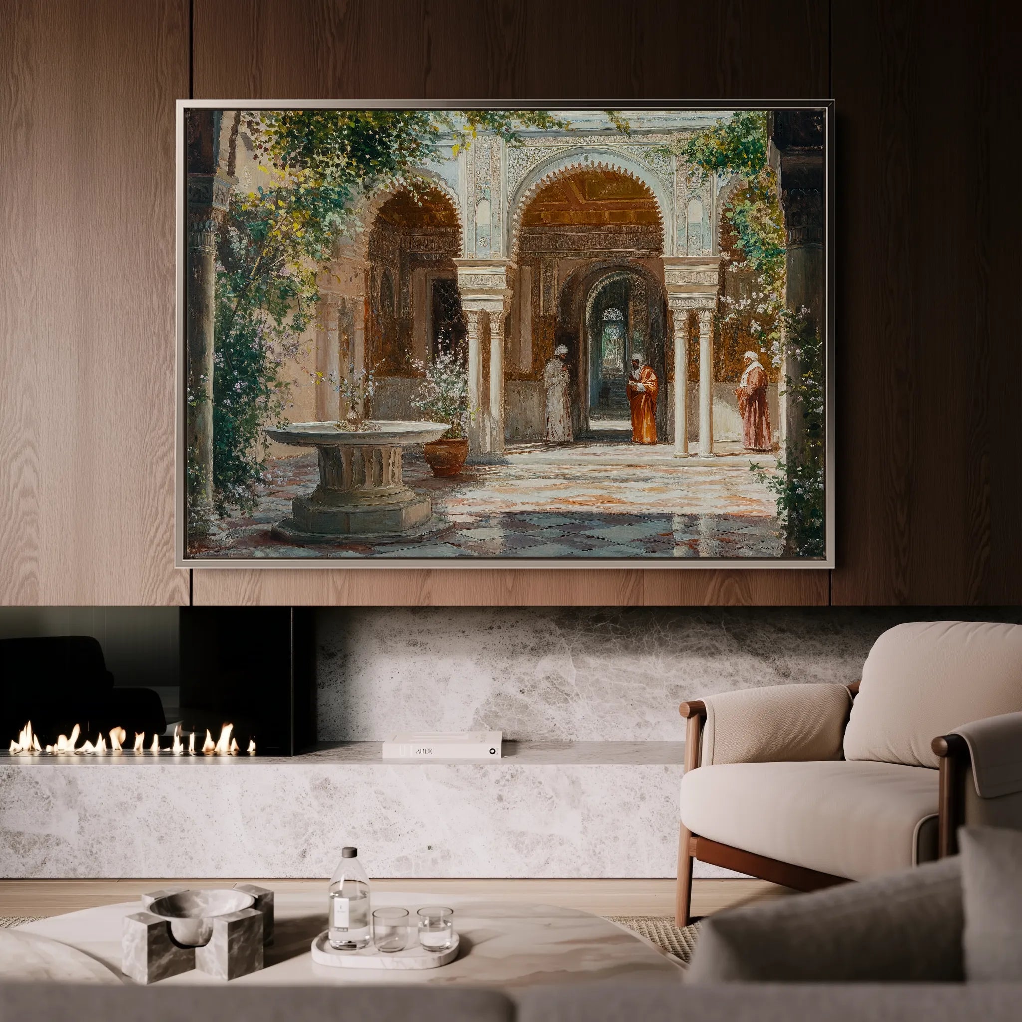 Orientalist Canvas Wall Art WAD052-OR 90 x 60 cm / Stretched on hidden frame