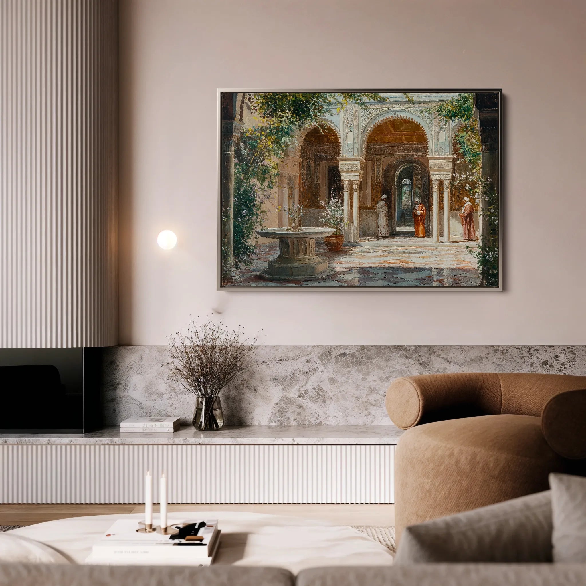 Orientalist Canvas Wall Art WAD052-OR 90 x 60 cm / Stretched on hidden frame