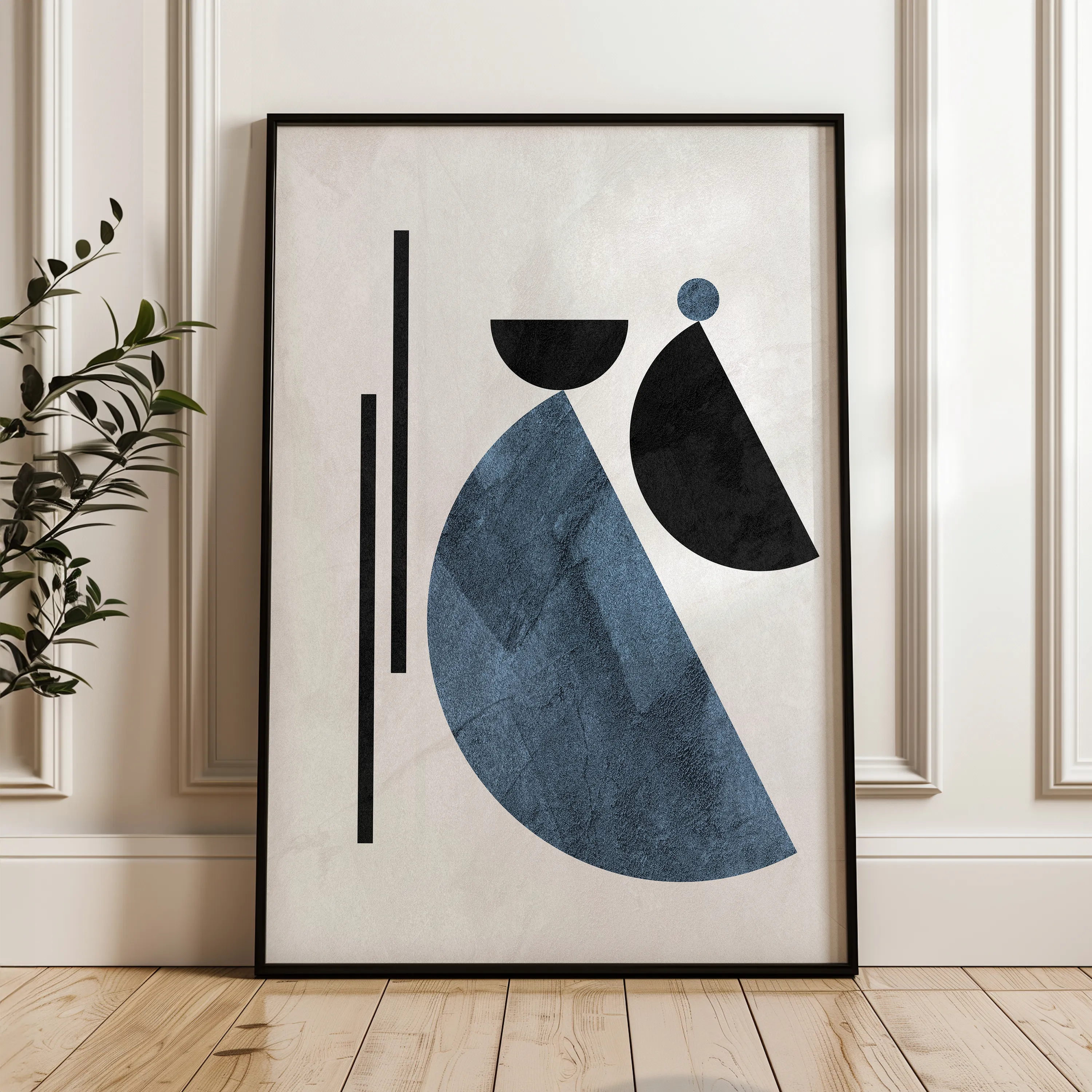 Abstract Canvas Wall Art WAD053-A 90 x 60 cm / Stretched on hidden frame