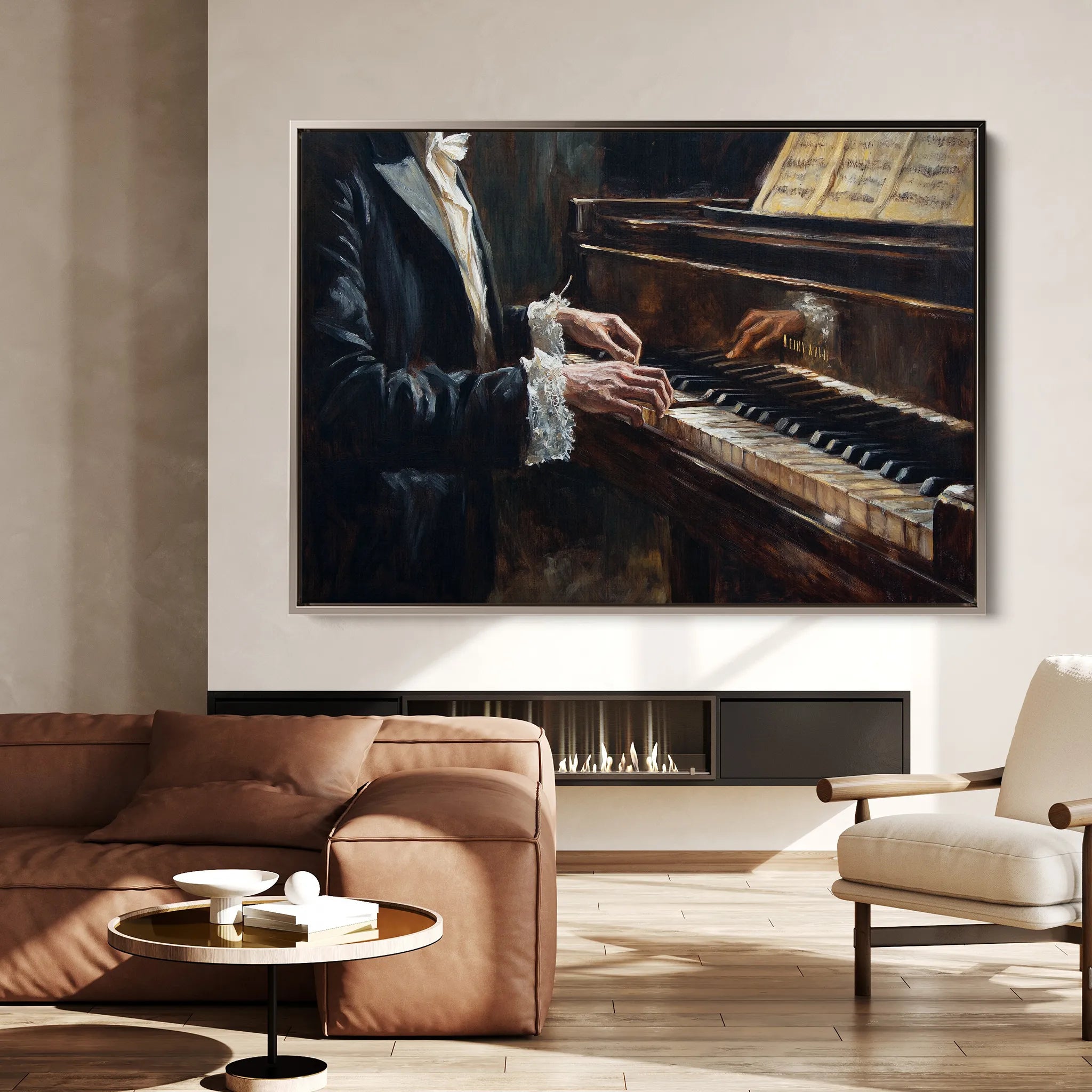 Classic Canvas Wall Art WAD053-CL 90 x 60 cm / Stretched on hidden frame