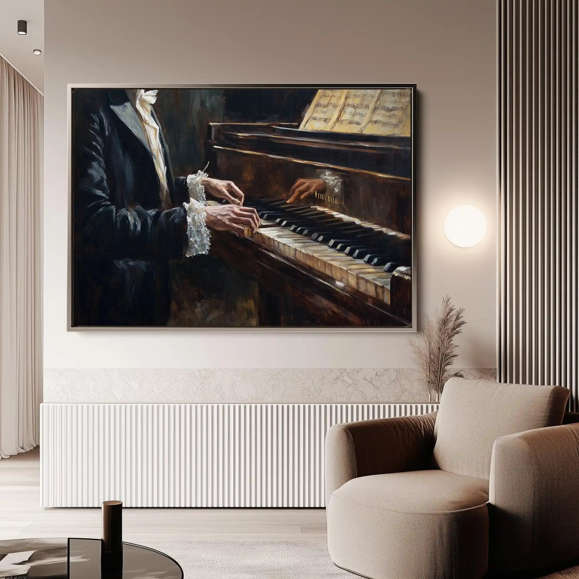 Classic 053 Canvas Art 90 x 60 cm / Stretched on hidden frame