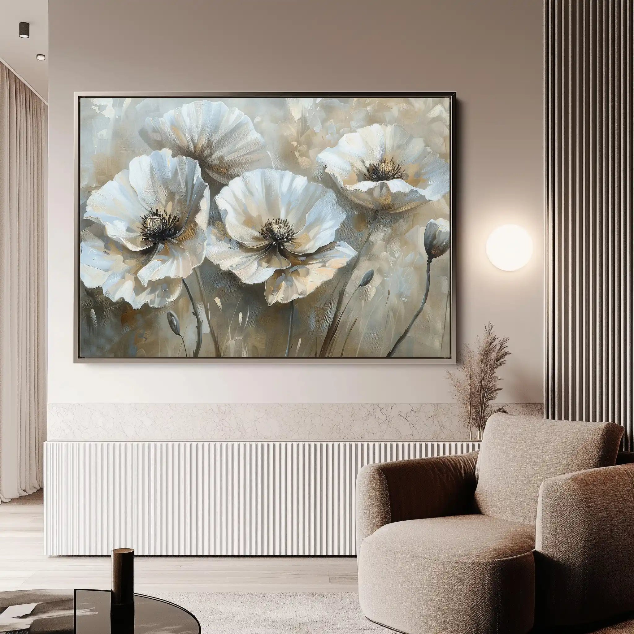 Floral Canvas Wall Art WAD053-F 90 x 60 cm / Stretched on hidden frame