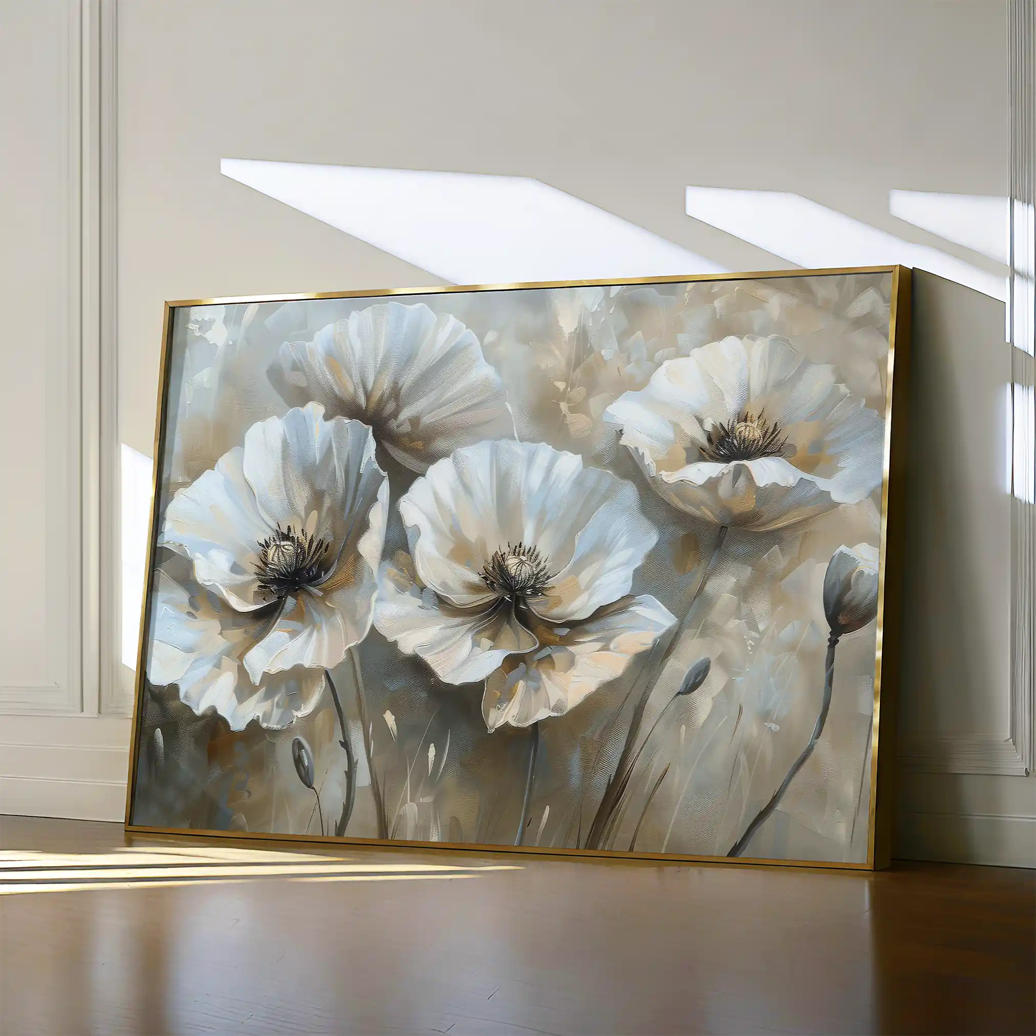 Floral Canvas Wall Art WAD053-F 90 x 60 cm / Stretched on hidden frame