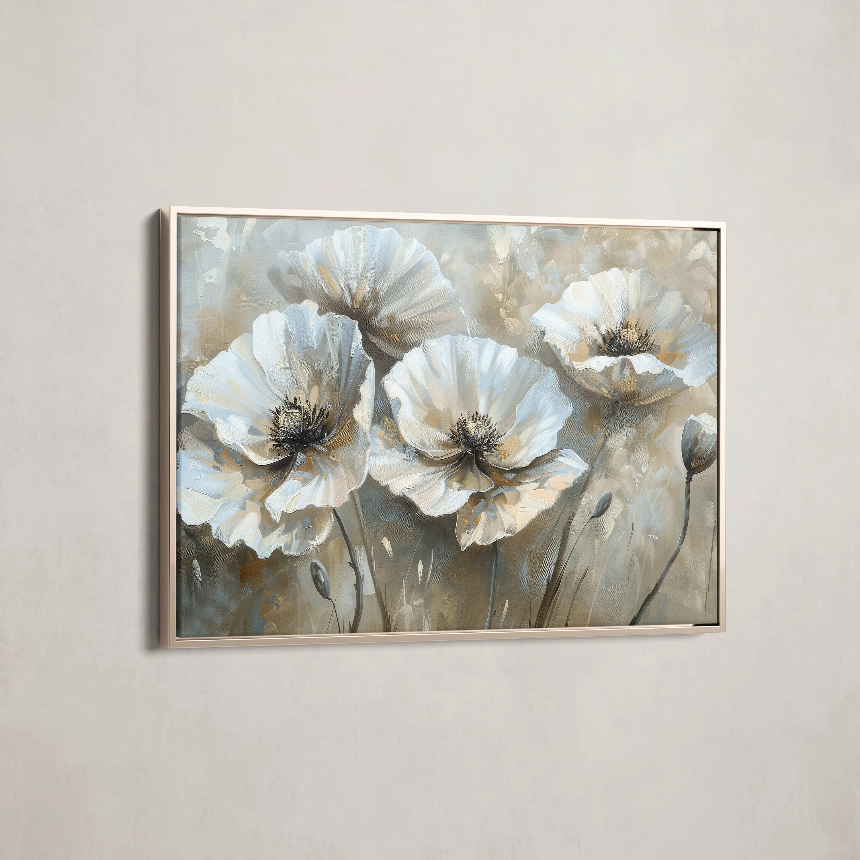 Floral Canvas Wall Art WAD053-F 90 x 60 cm / Stretched on hidden frame