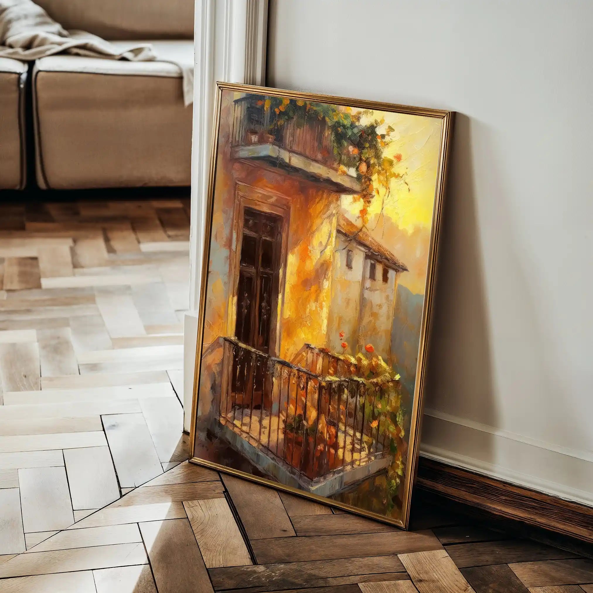 Landscape 053 Canvas Art 90 x 60 cm / Stretched on hidden frame