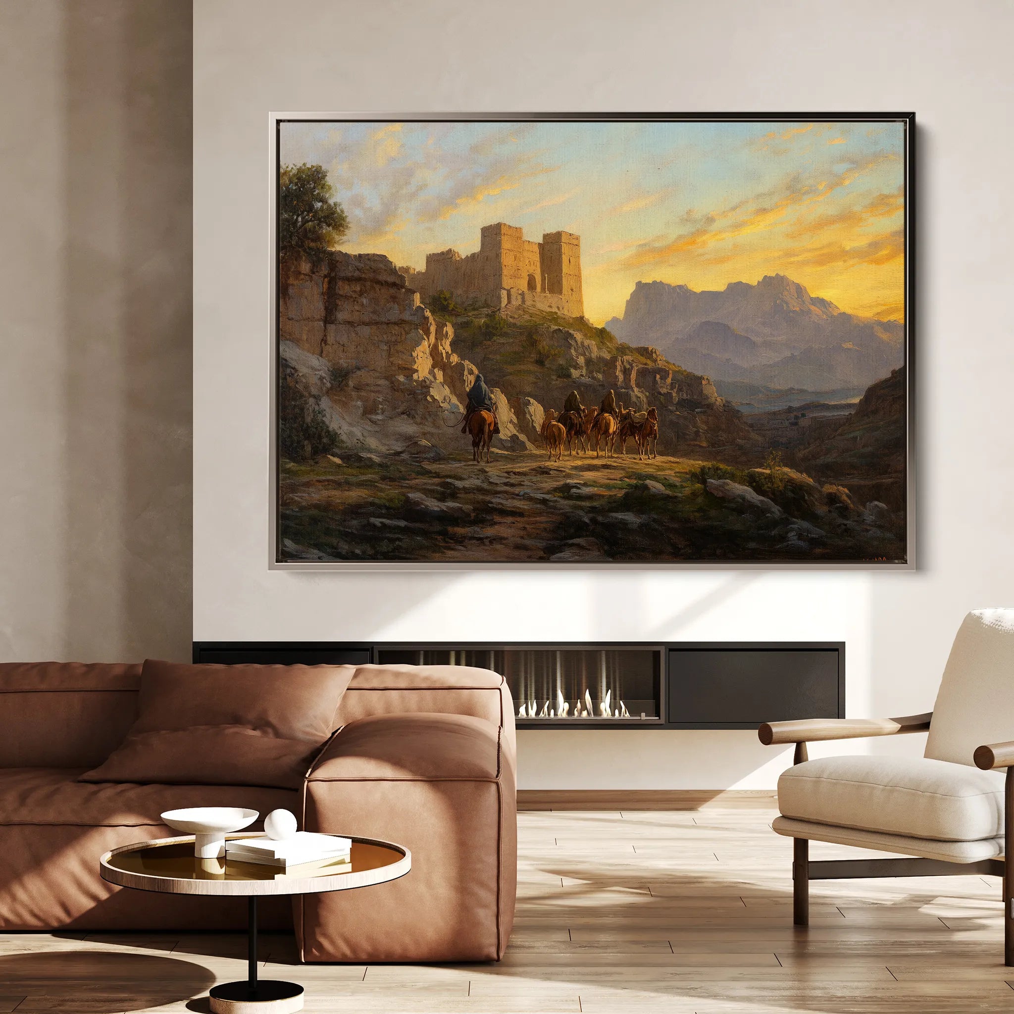 Orientalist Canvas Wall Art WAD053-OR 90 x 60 cm / Stretched on hidden frame