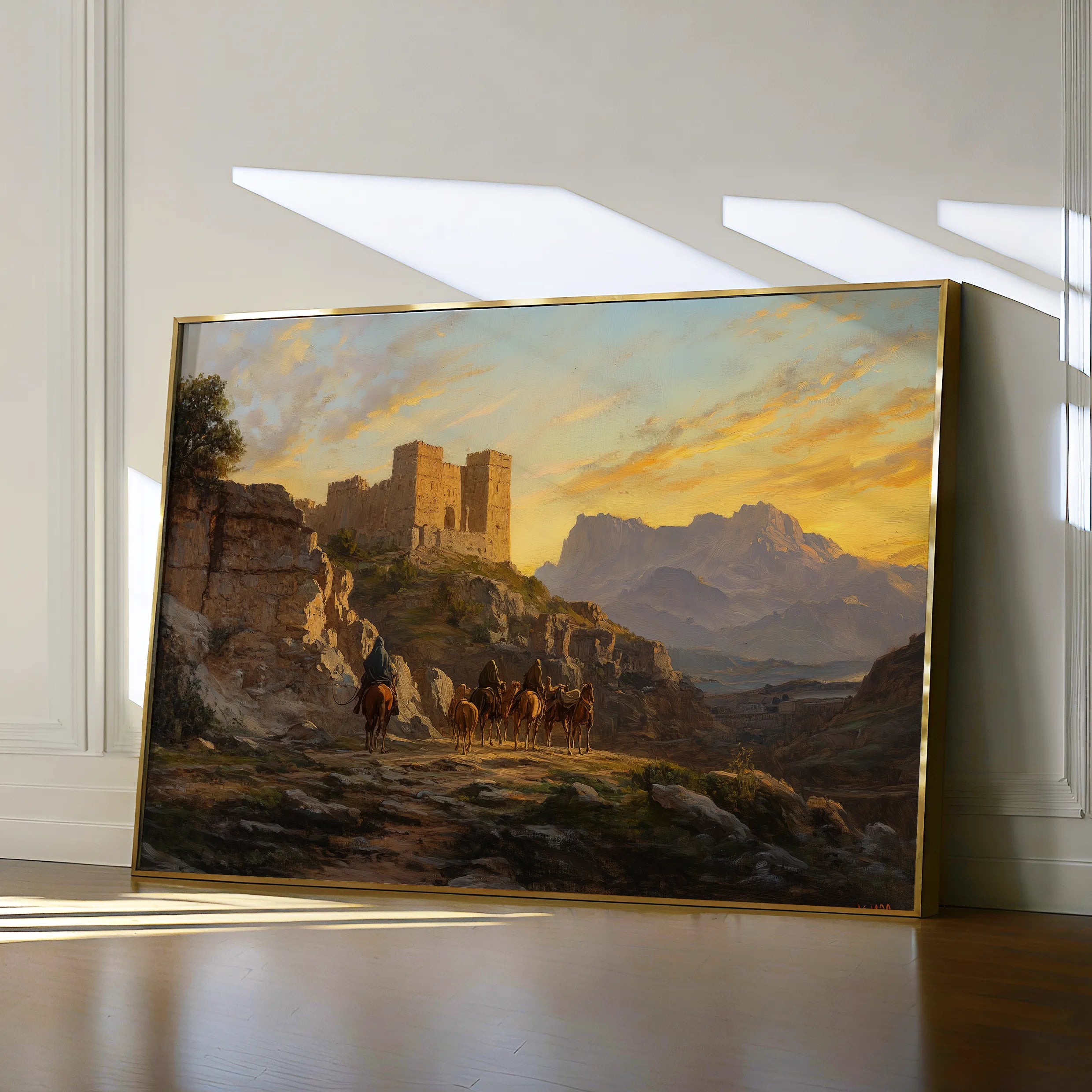Orientalist Canvas Wall Art WAD053-OR 90 x 60 cm / Stretched on hidden frame