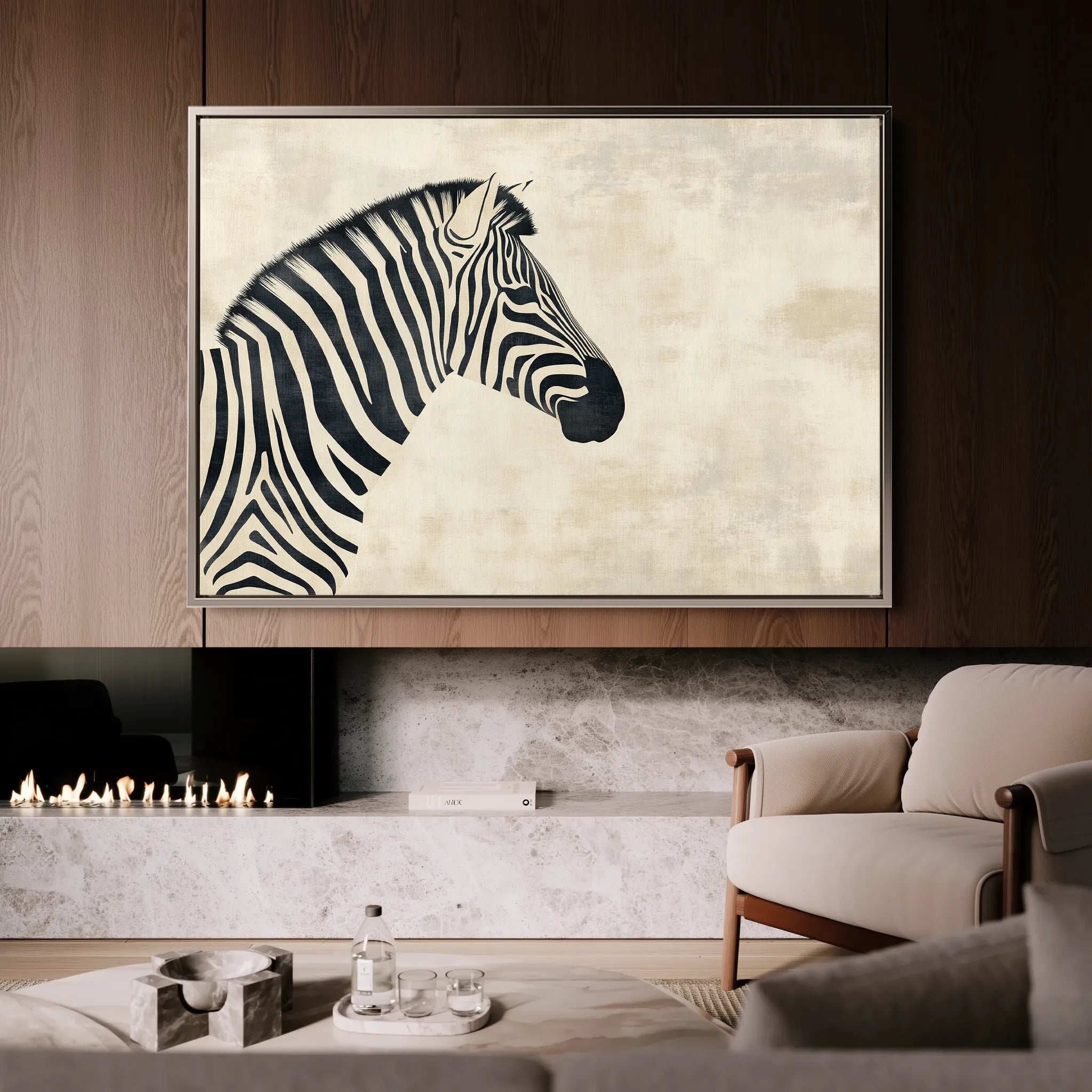 Animals Canvas Wall Art WAD054-AN 90 x 60 cm / Stretched on hidden frame
