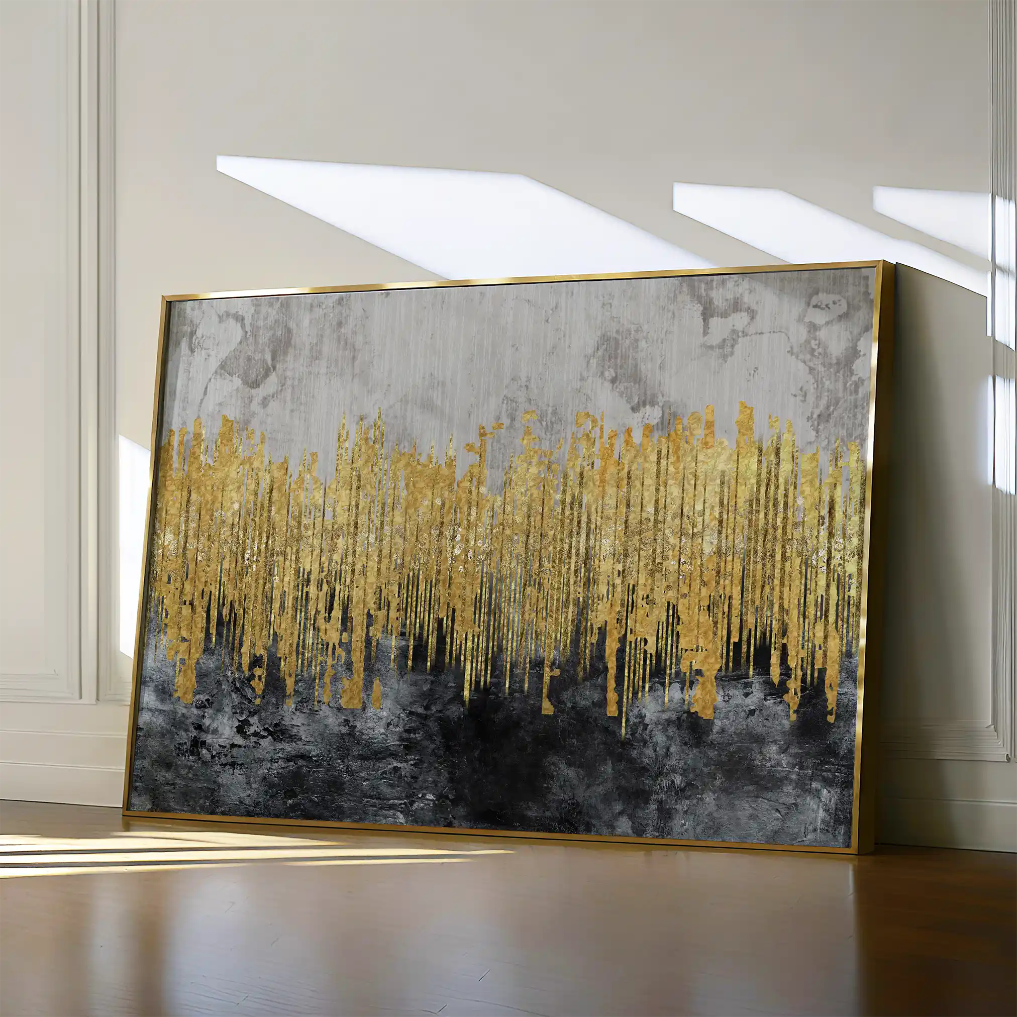 Abstract Canvas Wall Art WAD054-A 90 x 60 cm / Stretched on hidden frame