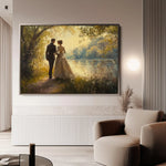 Classic 054 Canvas Art 90 x 60 cm / Stretched on hidden frame