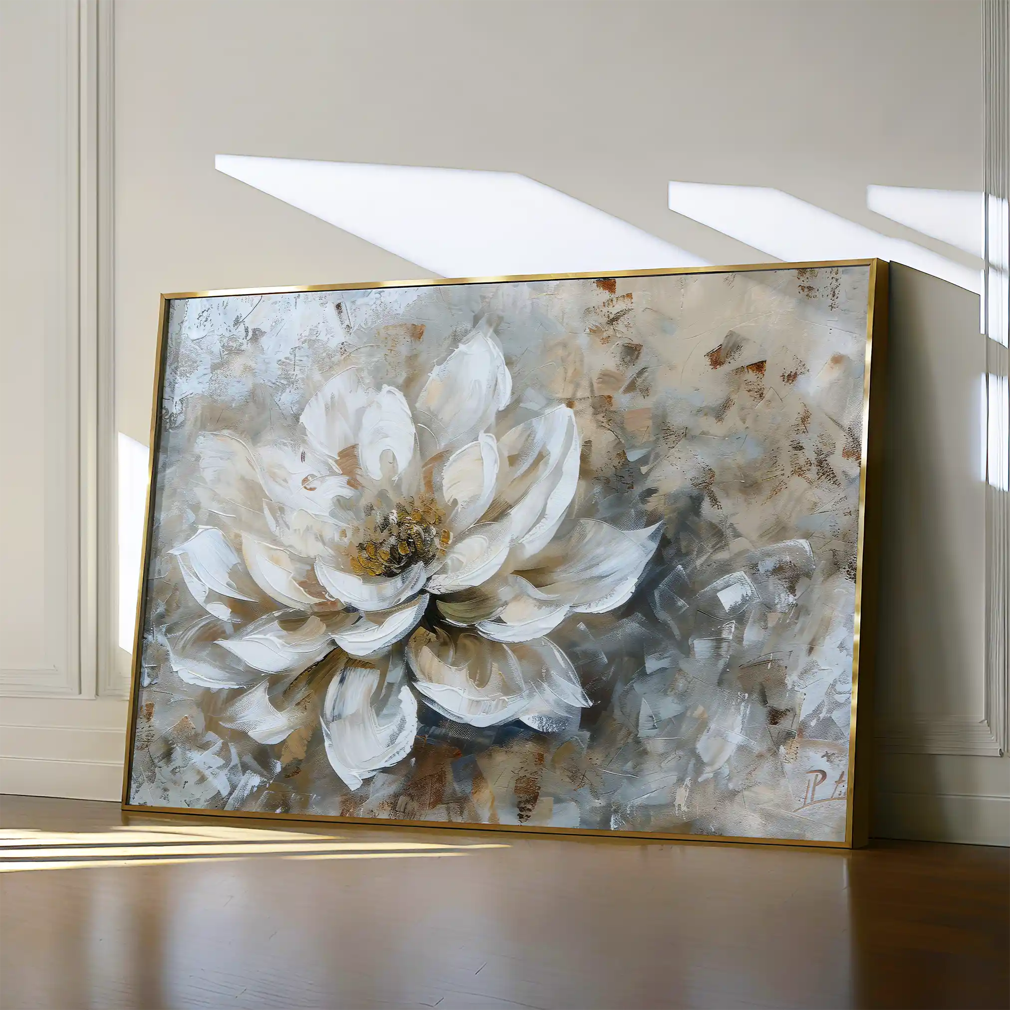 Floral Canvas Wall Art WAD054-F 90 x 60 cm / Stretched on hidden frame