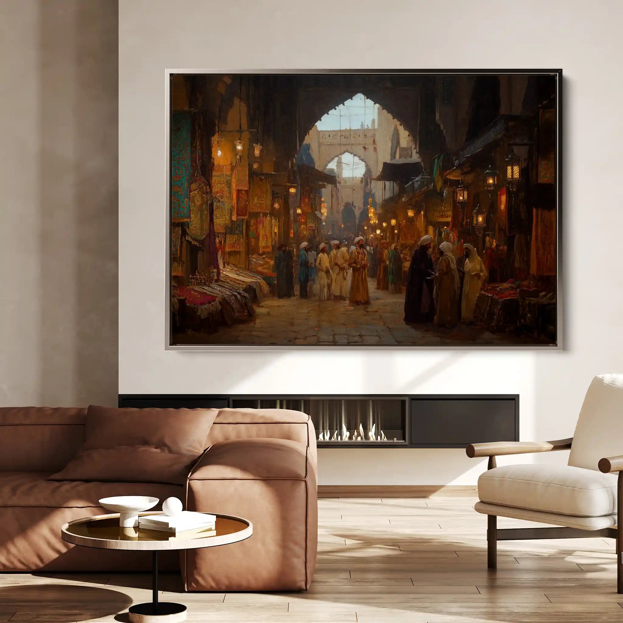 Orientalist 054 Canvas Art 90 x 60 cm / Stretched on hidden frame