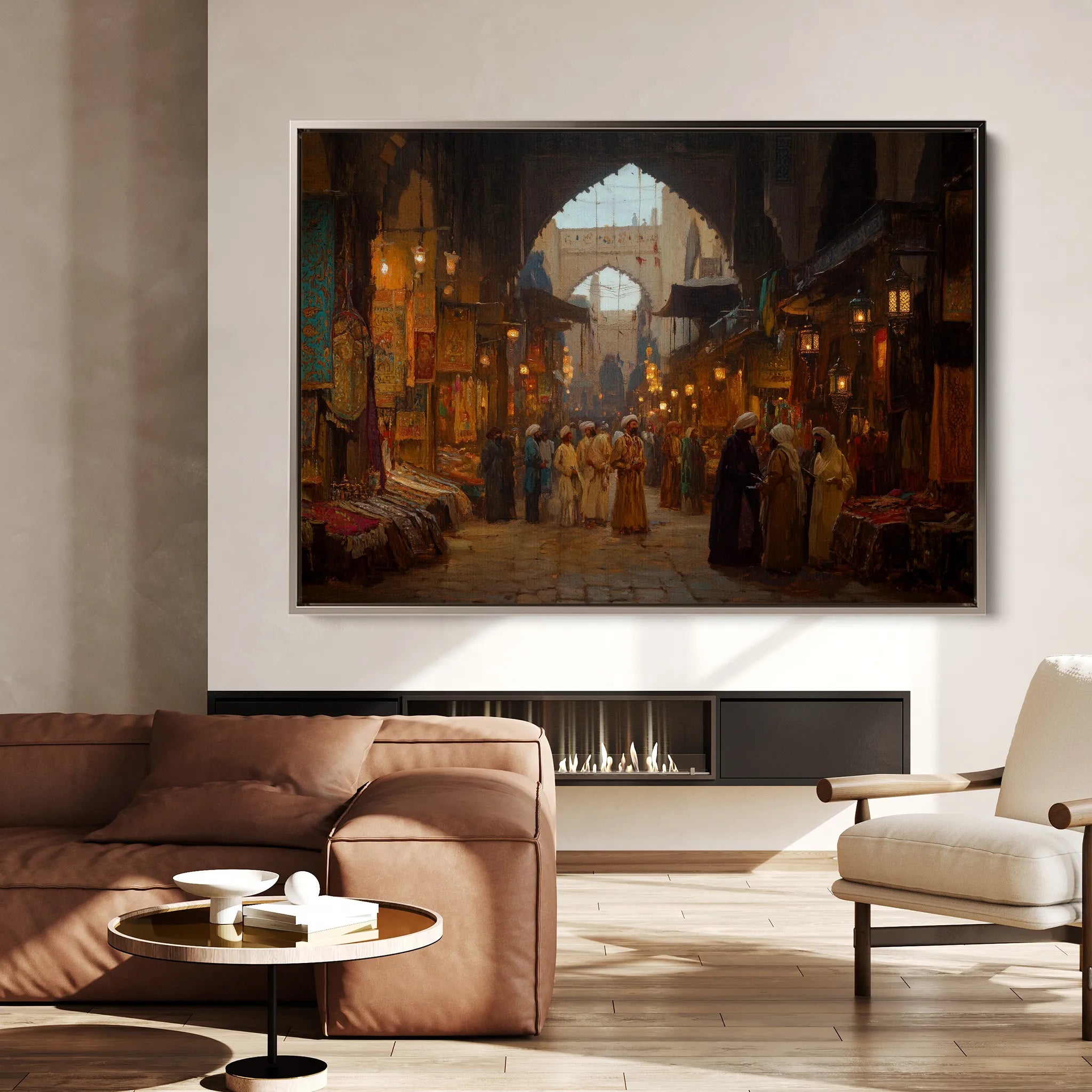 Orientalist Canvas Wall Art WAD054-OR 90 x 60 cm / Stretched on hidden frame