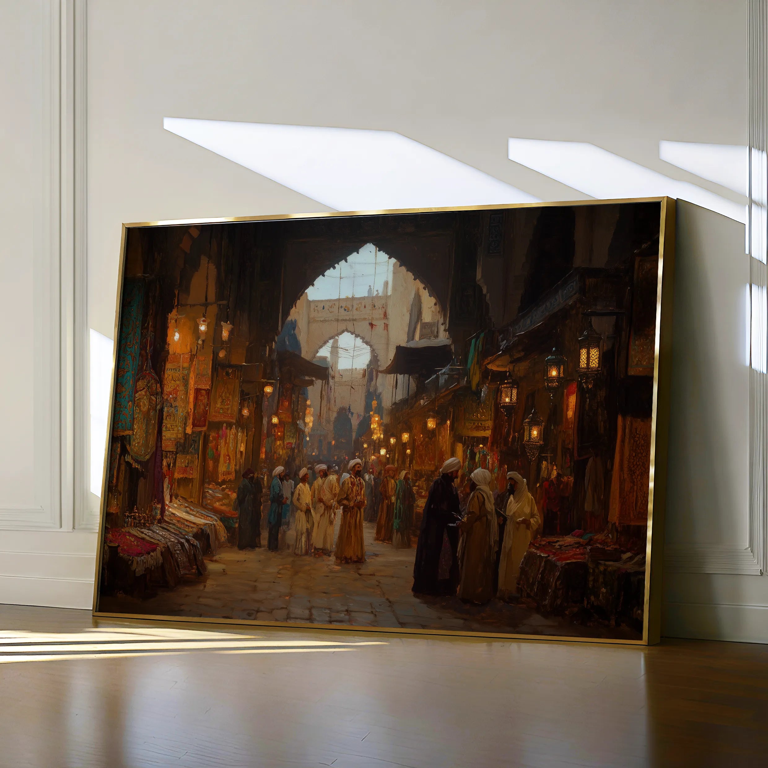 Orientalist Canvas Wall Art WAD054-OR 90 x 60 cm / Stretched on hidden frame