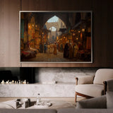 Orientalist 054 Canvas Art 90 x 60 cm / Stretched on hidden frame