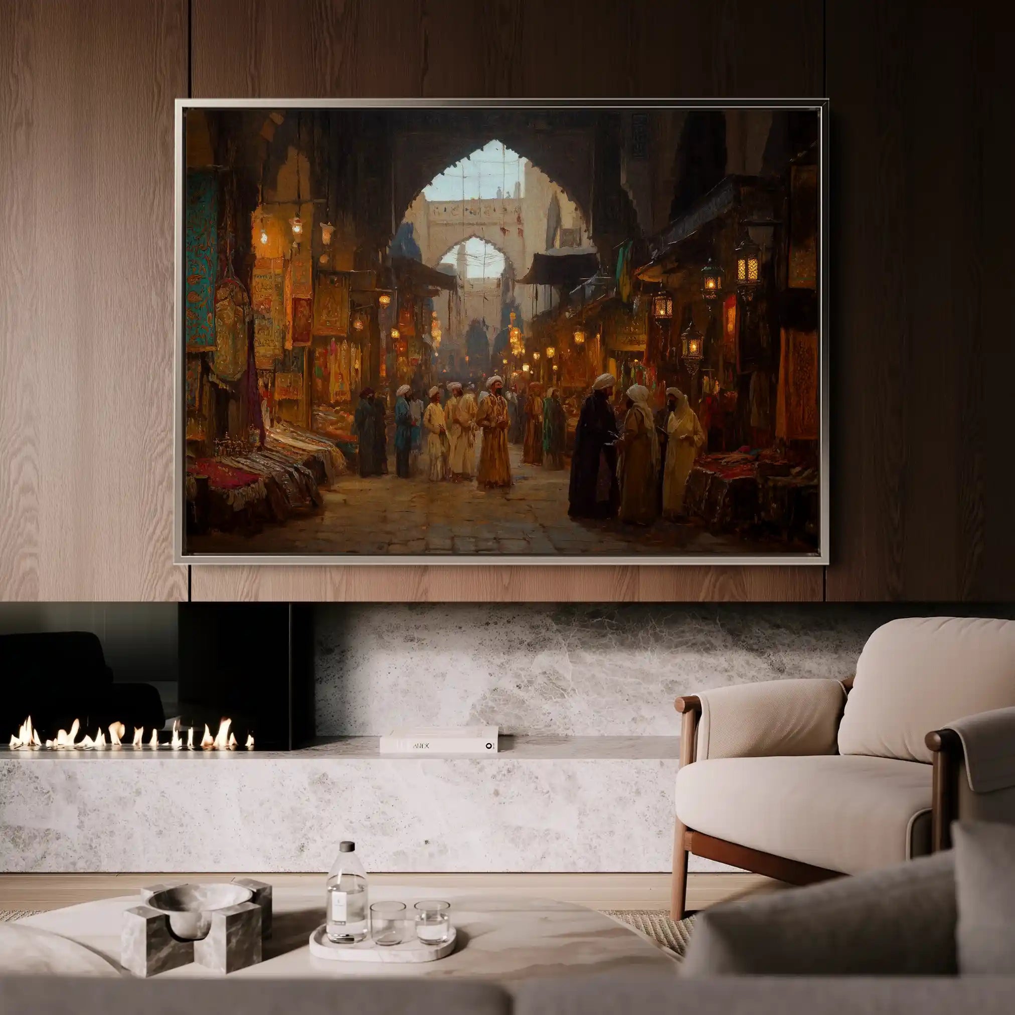 Orientalist 054 Canvas Art 90 x 60 cm / Stretched on hidden frame