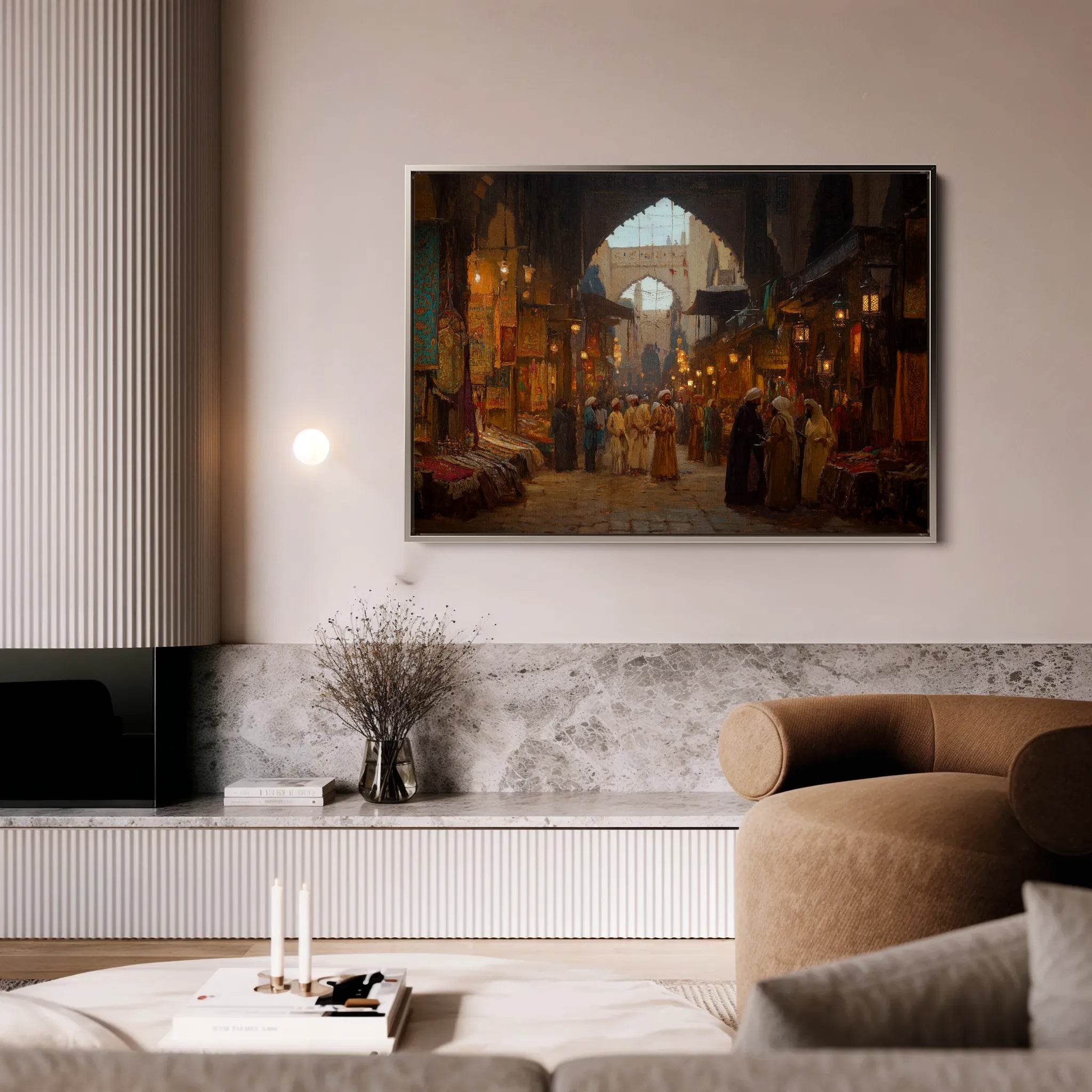 Orientalist Canvas Wall Art WAD054-OR 90 x 60 cm / Stretched on hidden frame