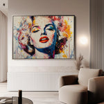 Portrait 054 Canvas Art 90 x 60 cm / Stretched on hidden frame