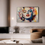 Portrait 054 Canvas Art 90 x 60 cm / Stretched on hidden frame