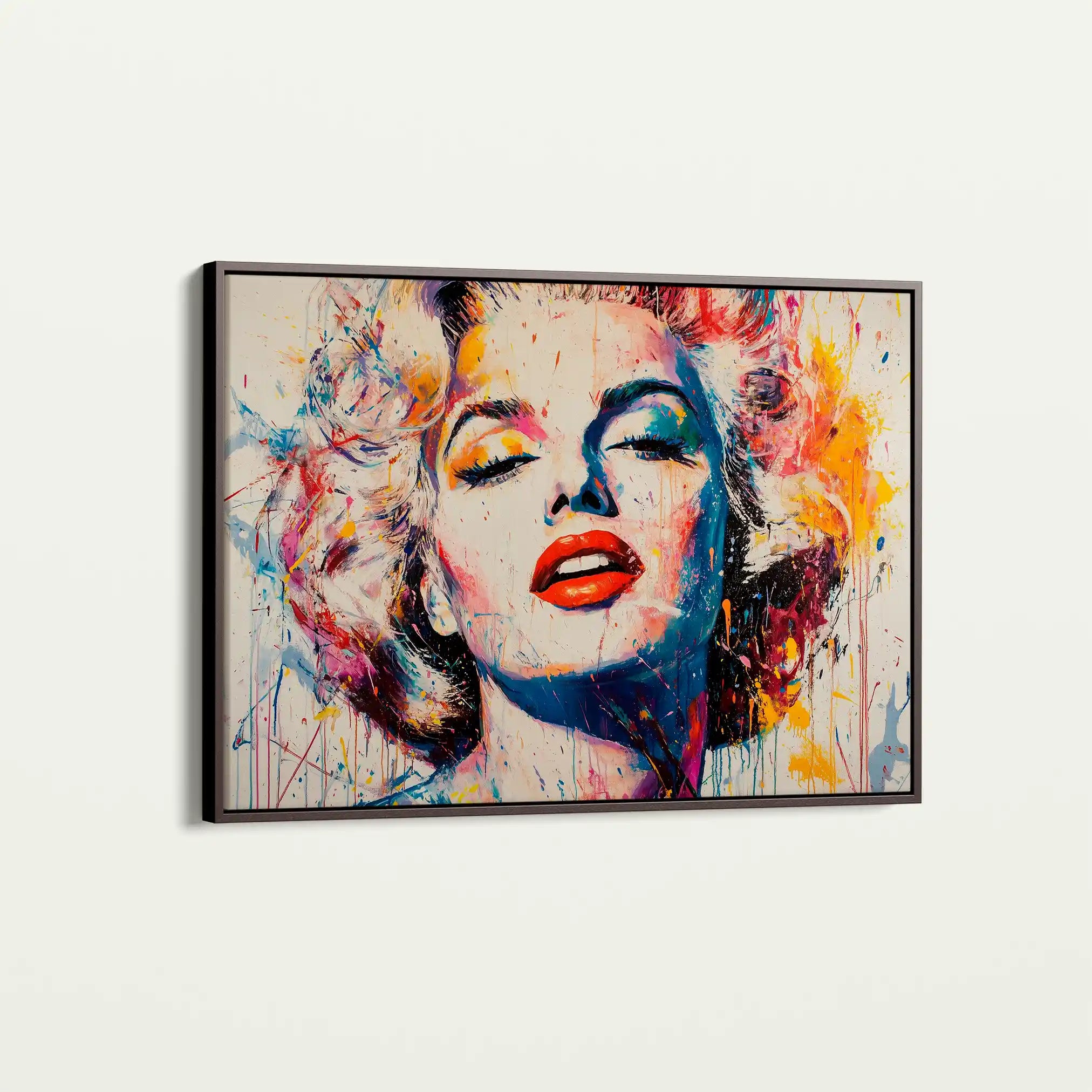 Portrait 054 Canvas Art 90 x 60 cm / Stretched on hidden frame