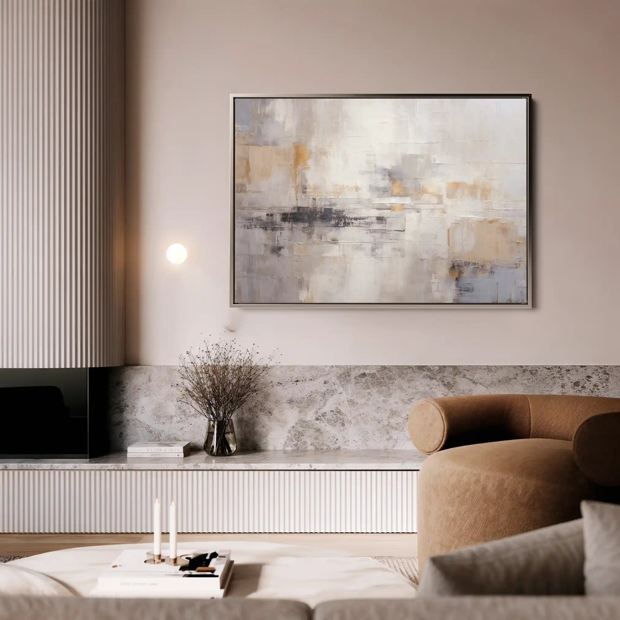 Abstract 055 Canvas Art 60 x 40 cm / Stretched on hidden frame