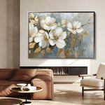 Floral Canvas Wall Art WAD055-F 90 x 60 cm / Stretched on hidden frame