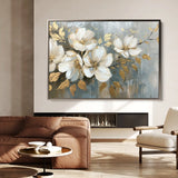 Floral Canvas Wall Art WAD055-F 90 x 60 cm / Stretched on hidden frame