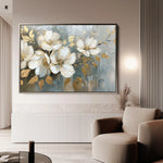 Floral Canvas Wall Art WAD055-F 90 x 60 cm / Stretched on hidden frame