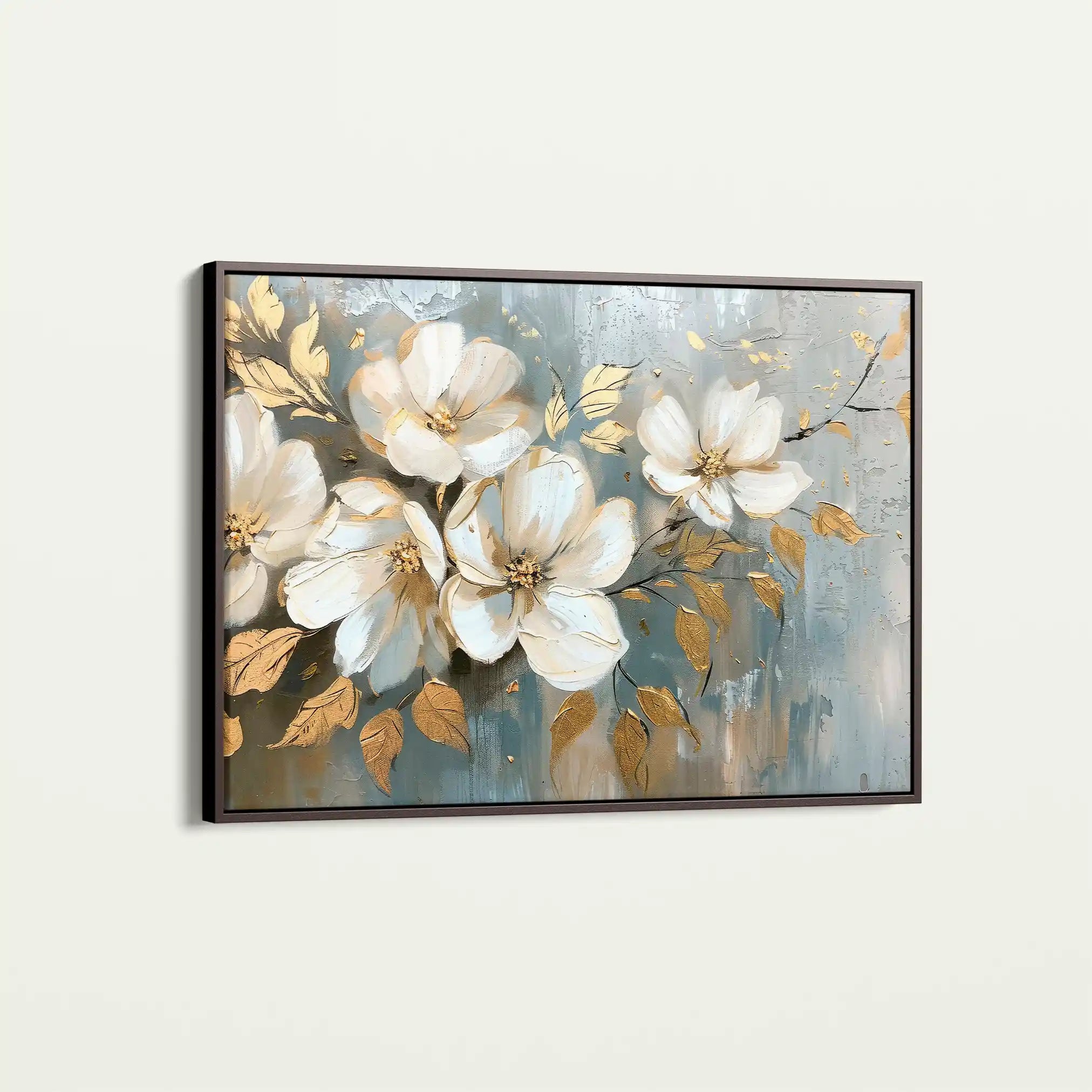 Floral Canvas Wall Art WAD055-F 90 x 60 cm / Stretched on hidden frame