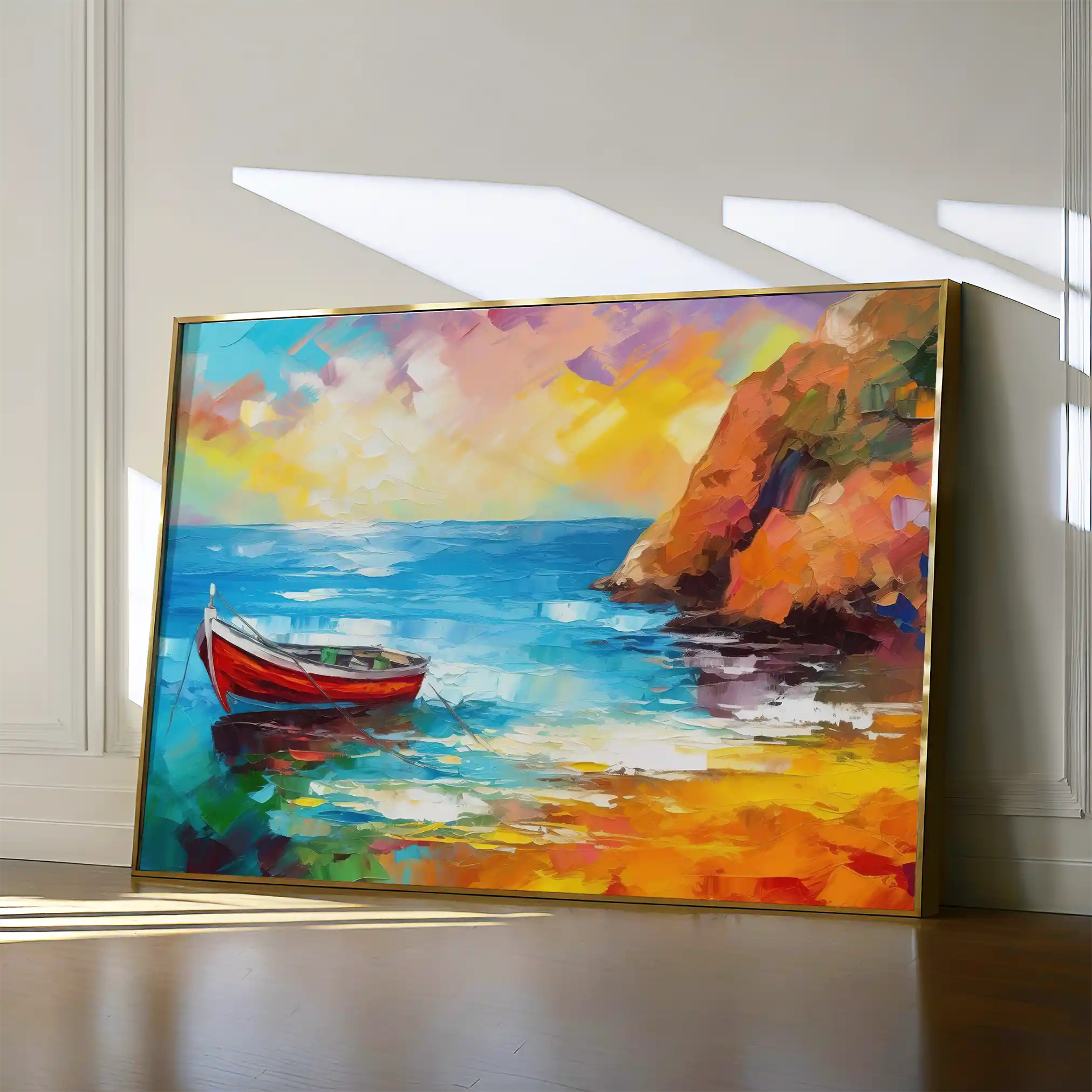 Landscape 055 Canvas Art 90 x 60 cm / Stretched on hidden frame